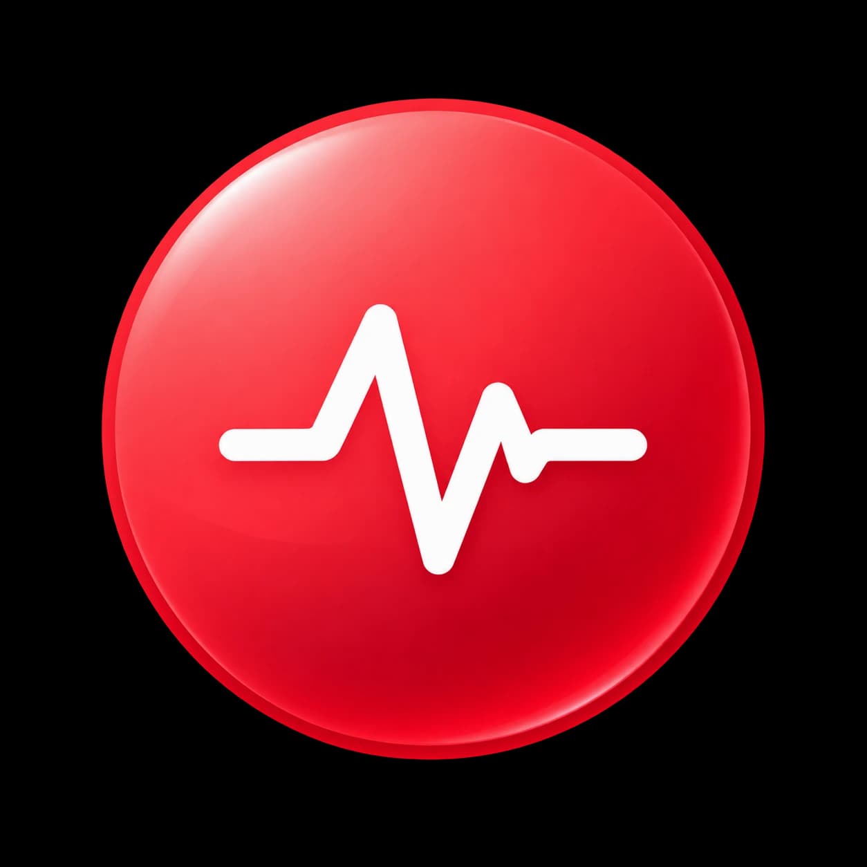 Heartbeat health evaluation icon