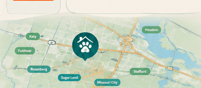 Vetifaction Greater Houston service-area map